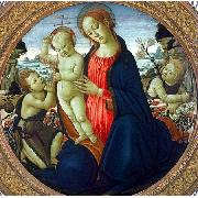 JACOPO del SELLAIO Madonna and Child with Infant, St. John the Baptist and Attending Angel oil painting reproduction